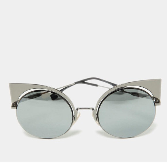 Fendi Gunmetal sunglasses preloved